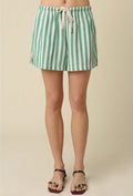 Ciara Stripe Drawstring Shorts