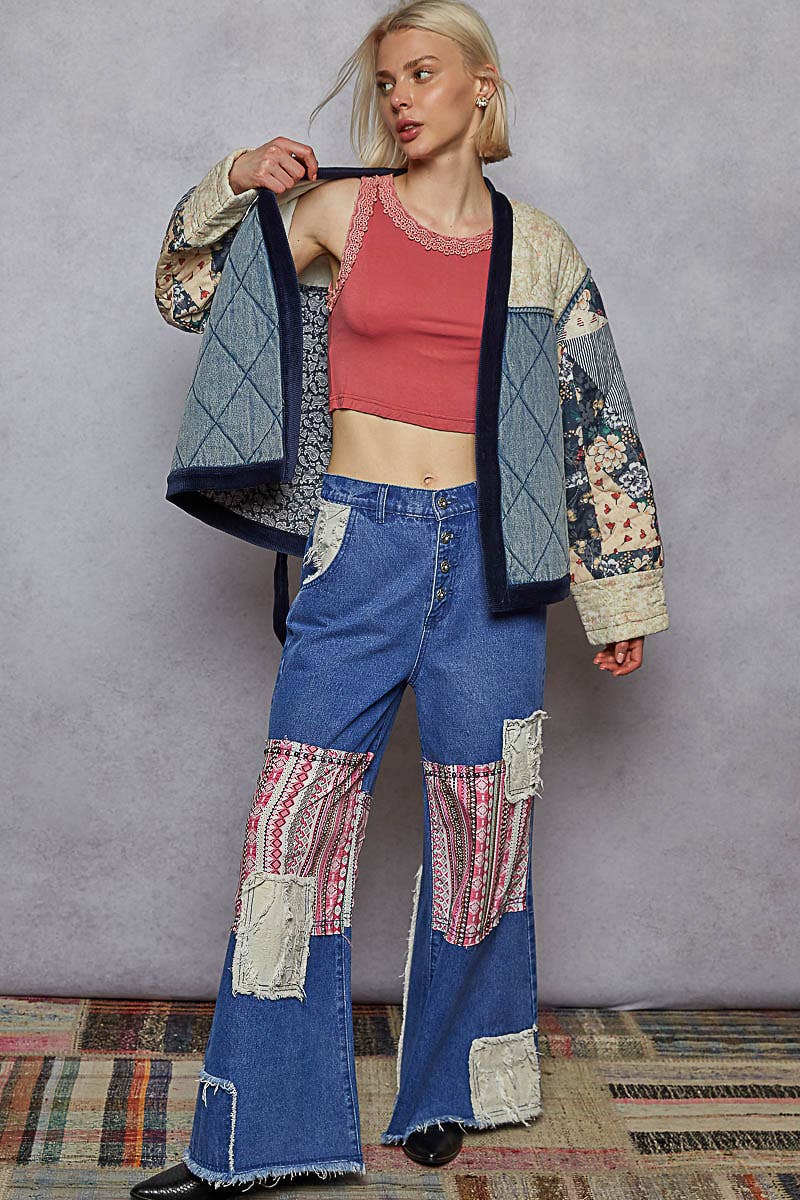 Quilted Cardigan