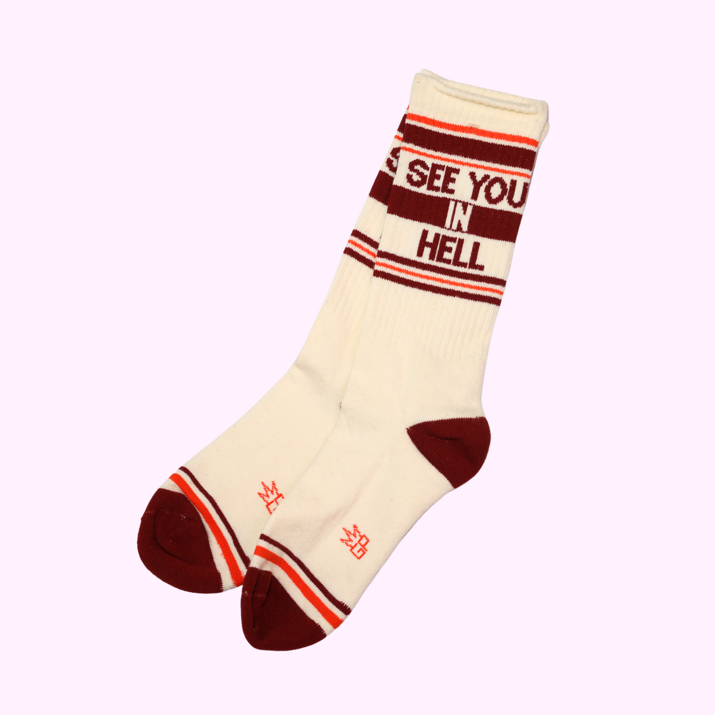 "See You in Hell" Crew Socks