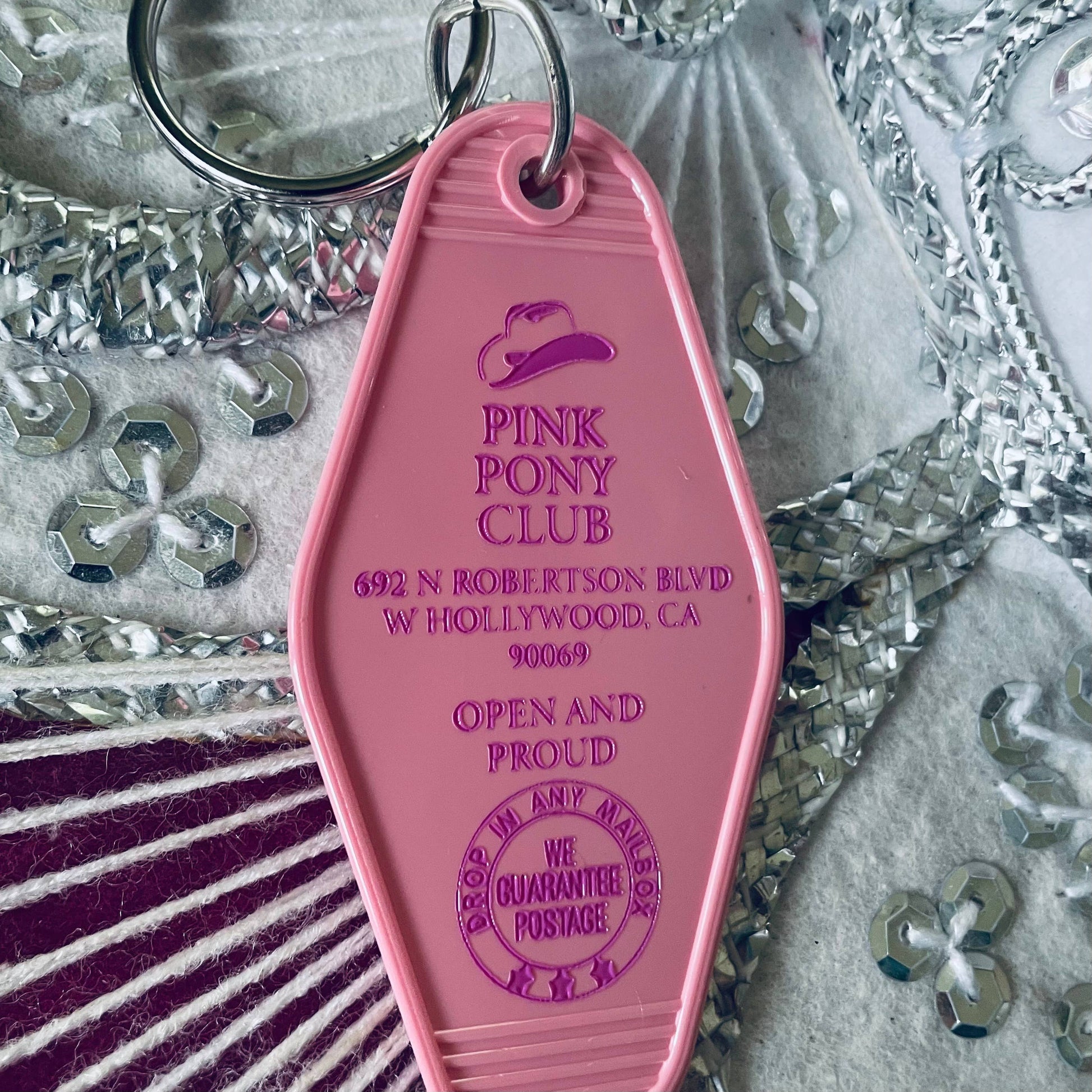 Motel Key Fob Keychains