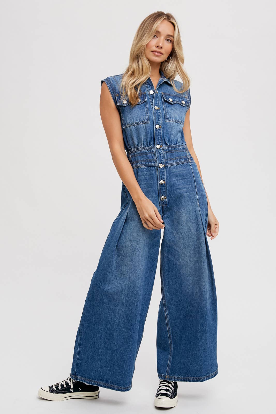 Megan Denim Jumpsuit