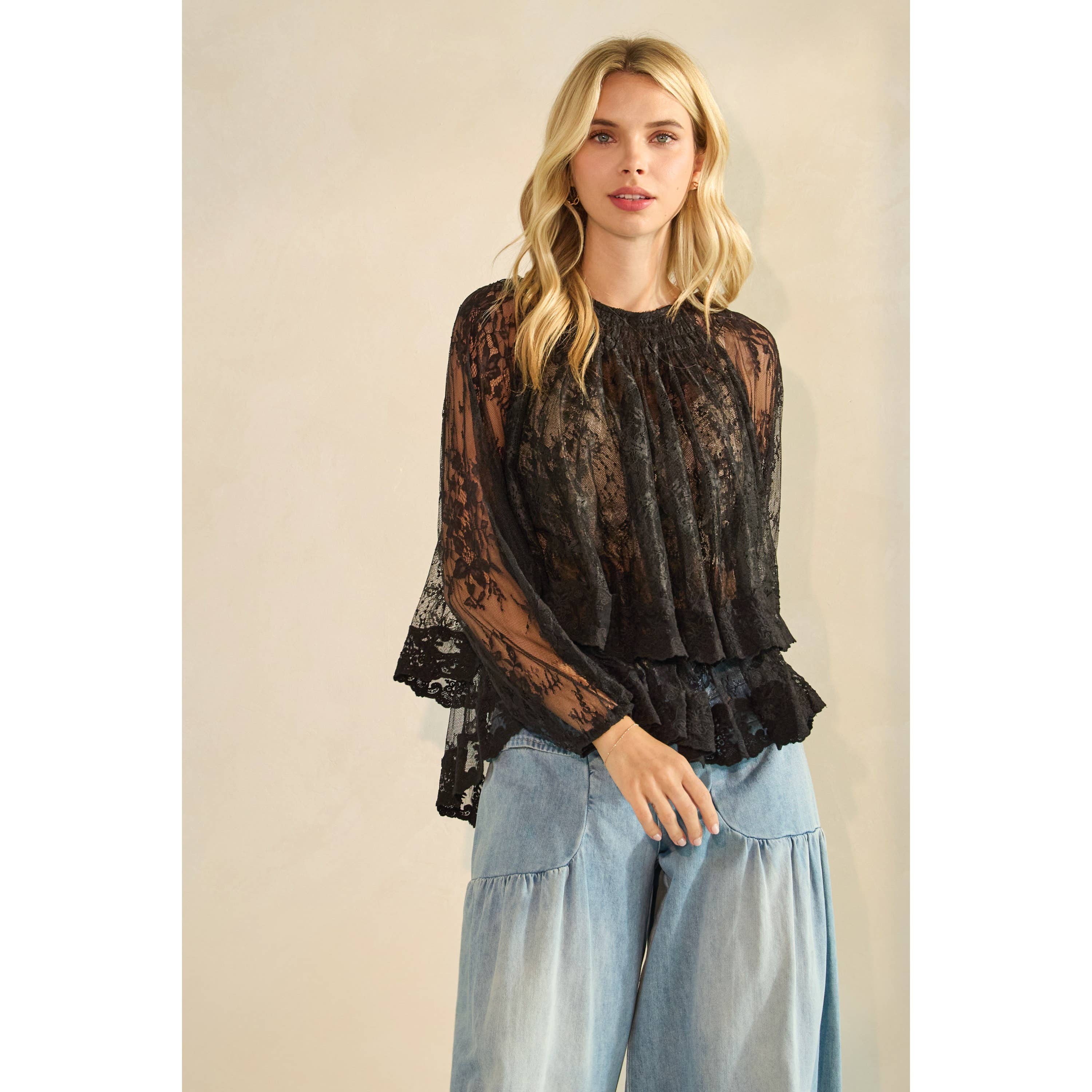 Lace Whisper Top