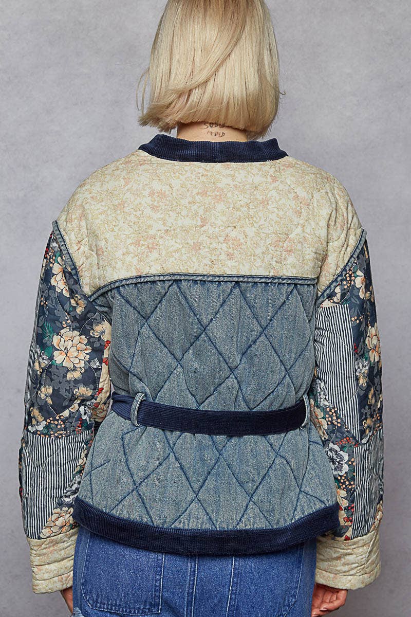 Quilted Cardigan
