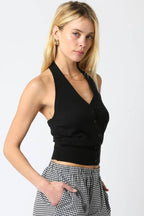 Yoly Knit Halter Top