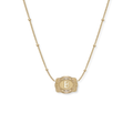 SpurWest Ultra Mini Belt Buckle Initial Necklace