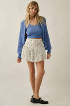 Polka Dot Mini Skort