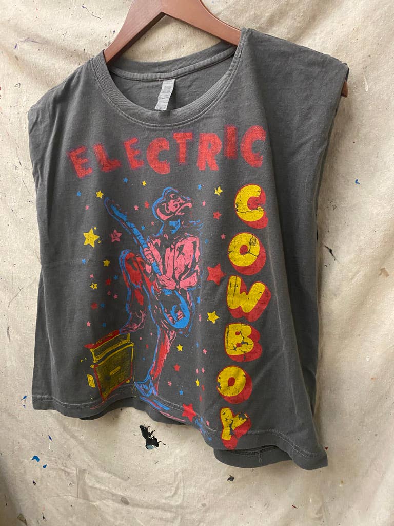 Electric Cowboy Muscle Tee