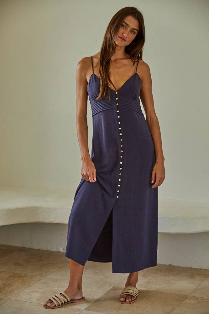 Lindsey Linen Midi Dress