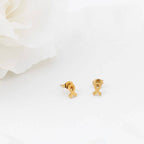 Breast Cancer Awareness Ribbon Earrings