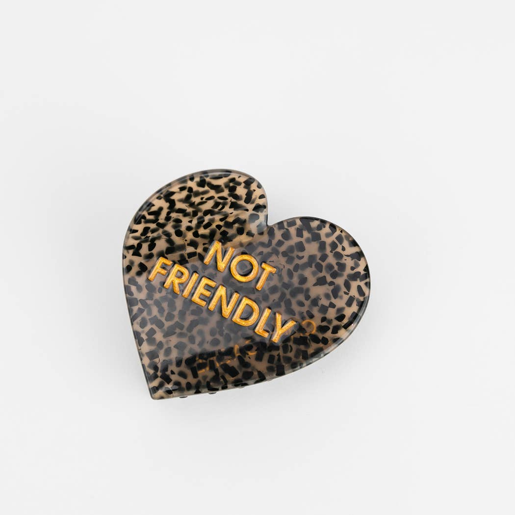 Not Friendly Hair Clip