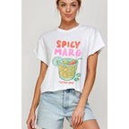 Spicy Marg Cropped Tee