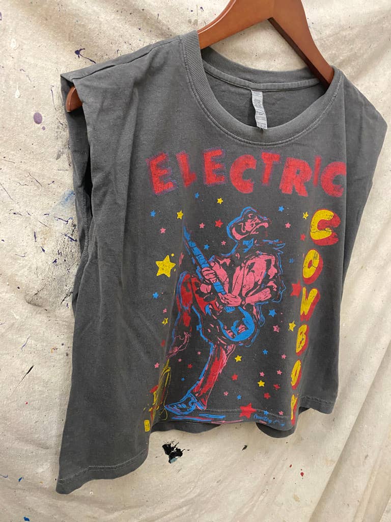 Electric Cowboy Muscle Tee