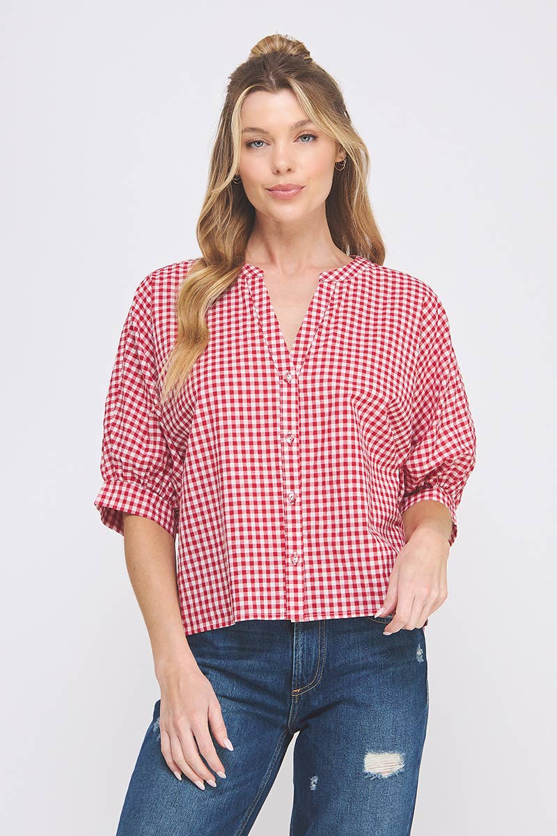 Mia Gingham Shirt
