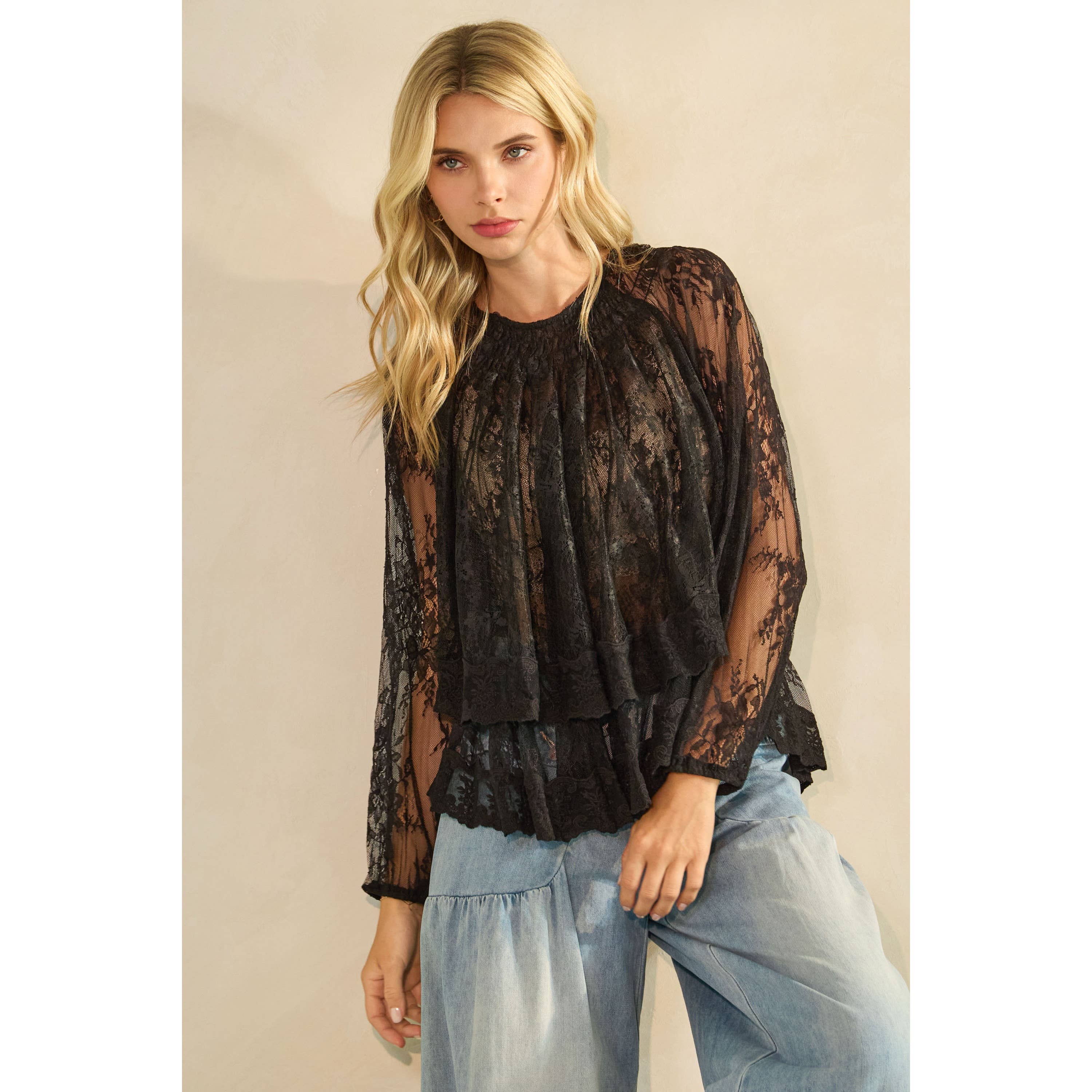 Lace Whisper Top