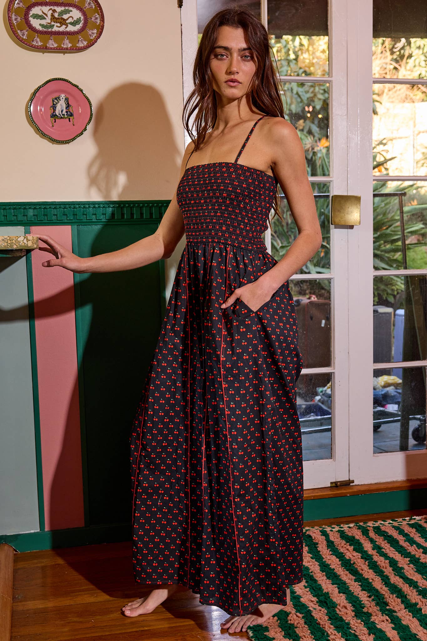 Jennifer Smocked Jumpsuit