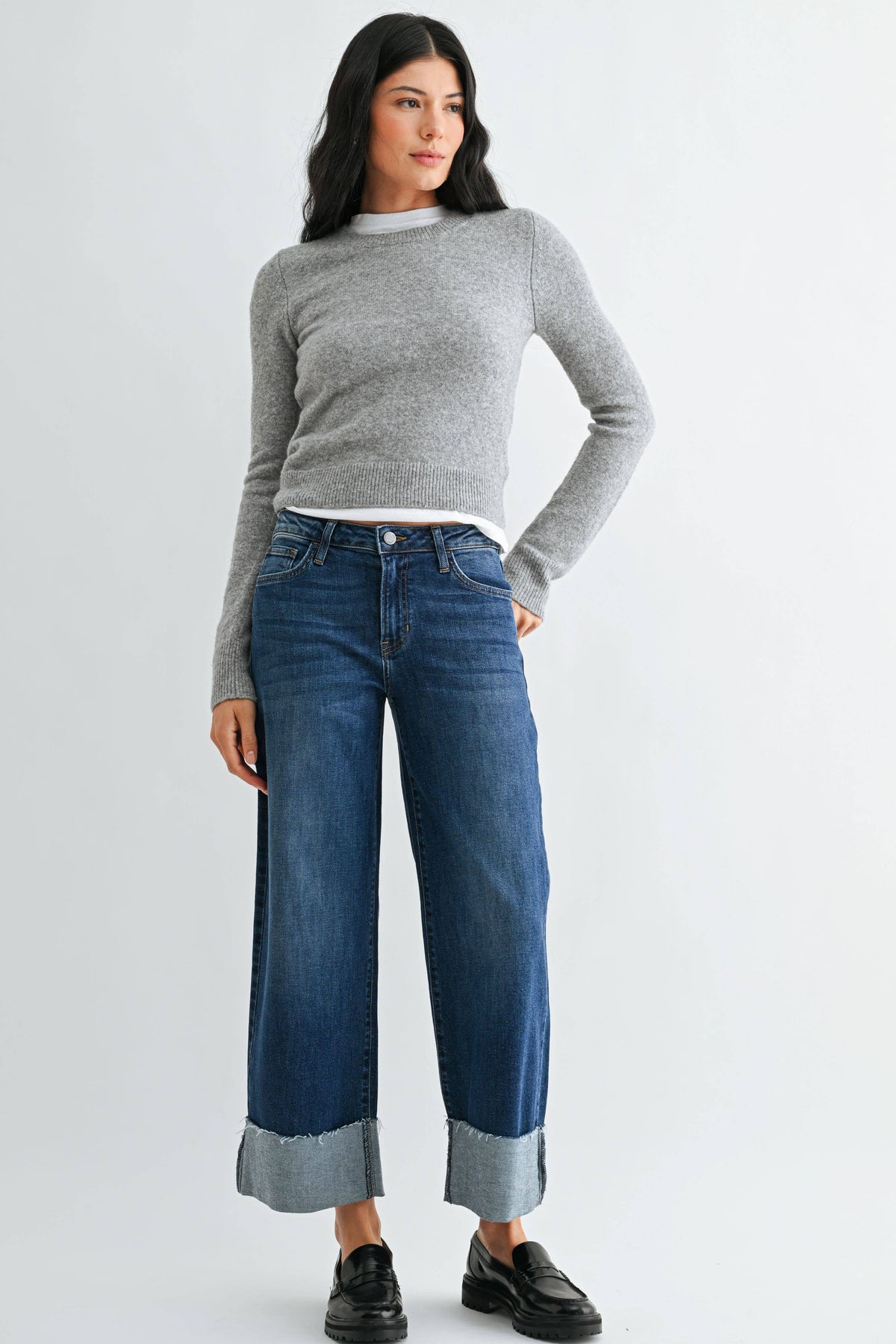 Sharp Cuffs Jeans