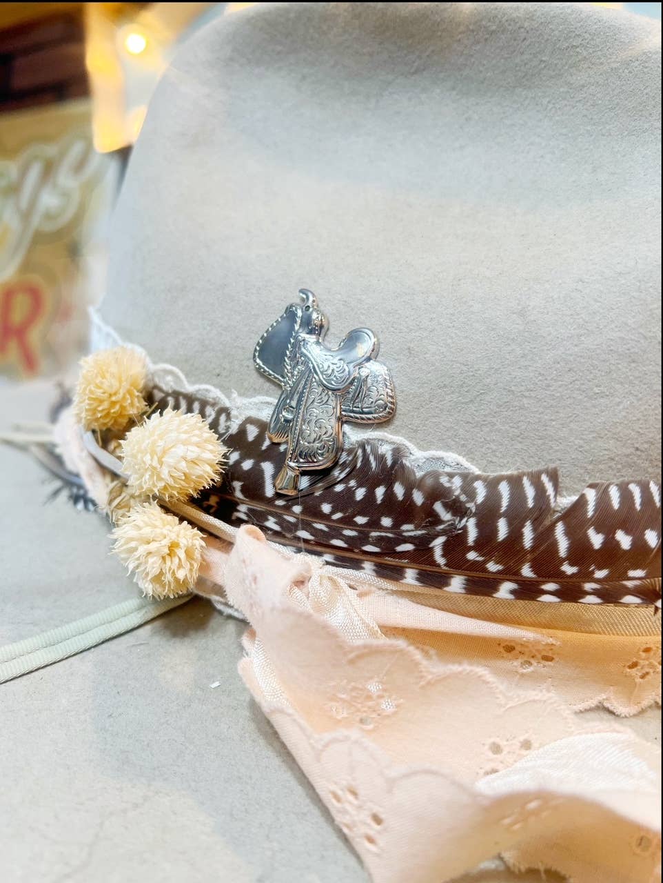 Saddle Hat Pin