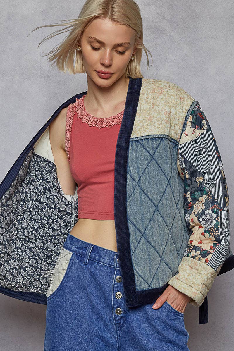 Quilted Cardigan