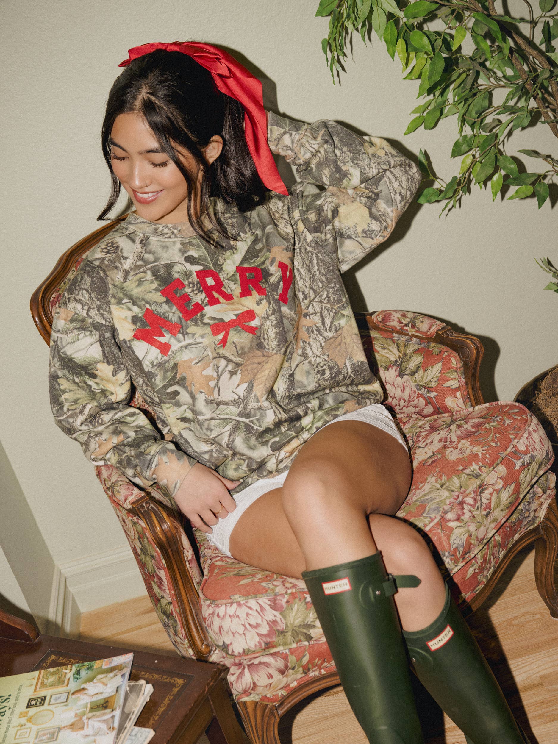 Merry Camo Sweatshirt