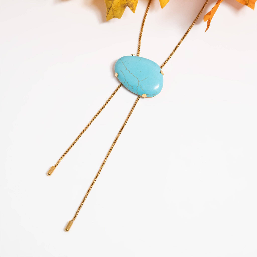 Turquoise Charm Bolo