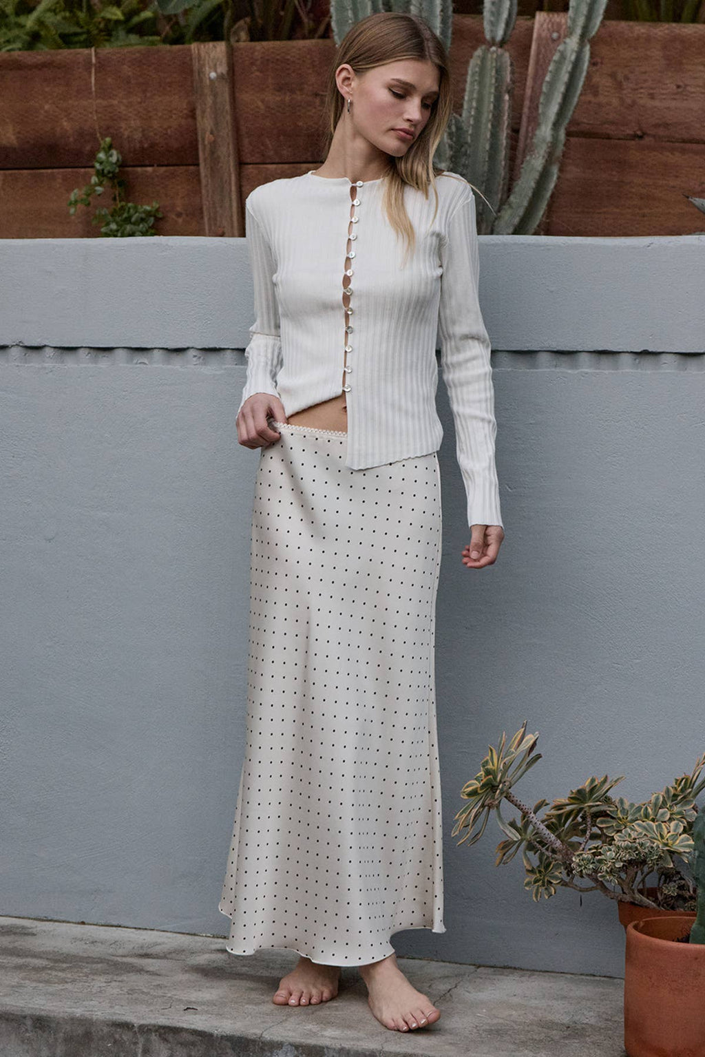 Tippy Polka Dot Skirt
