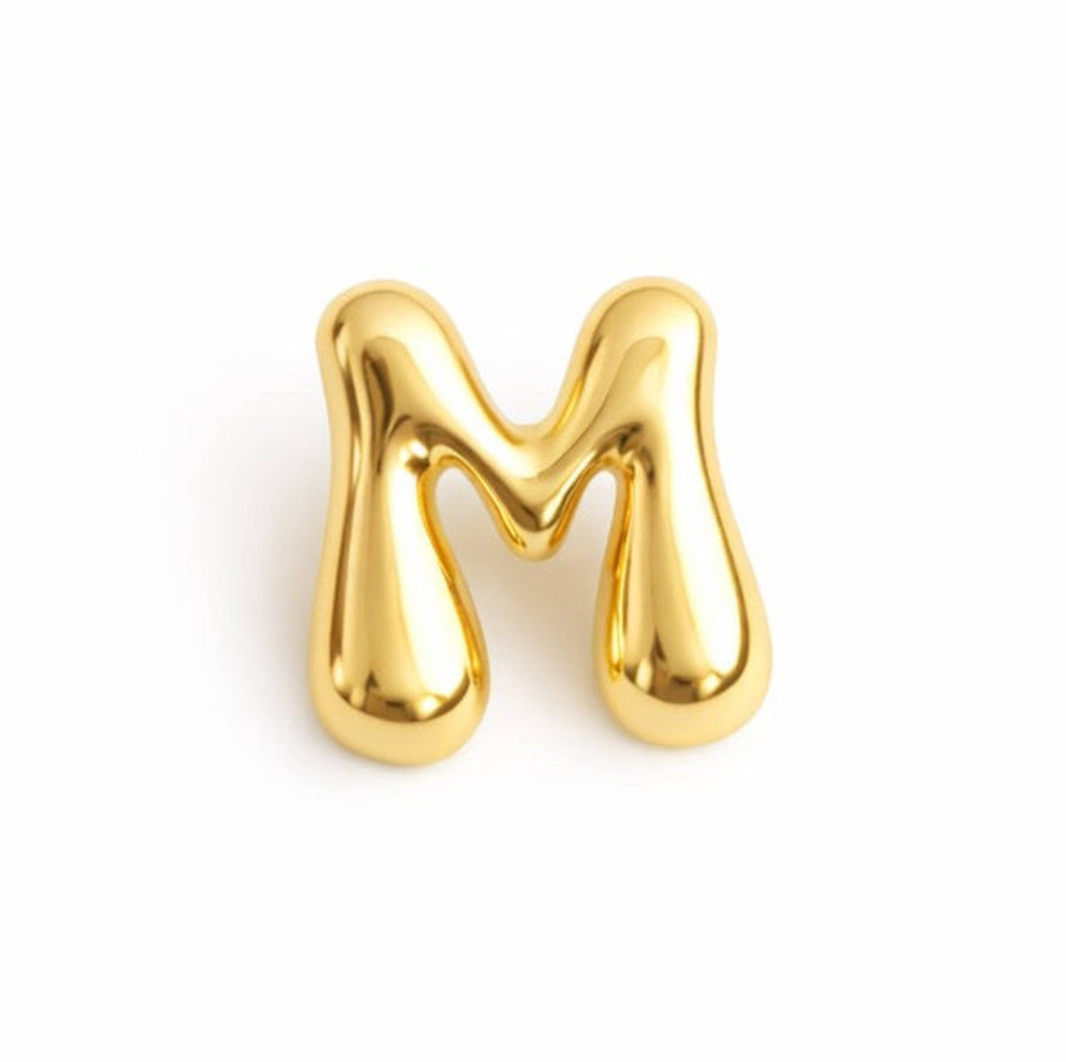 Balloon Letter Initial Brooch