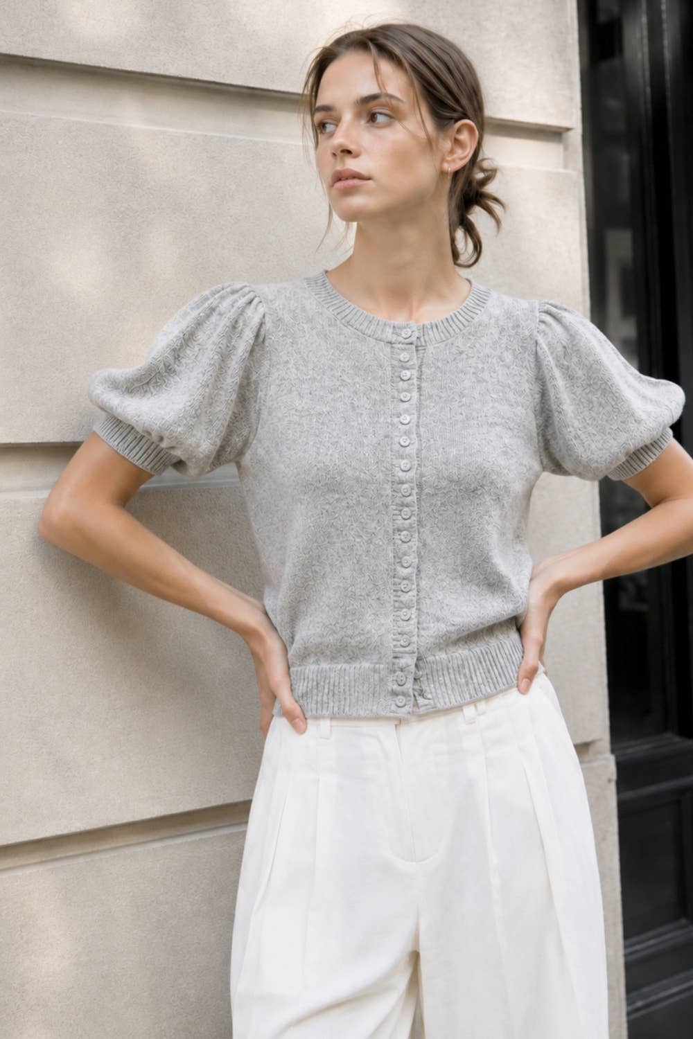 Cotton Ball Cardigan