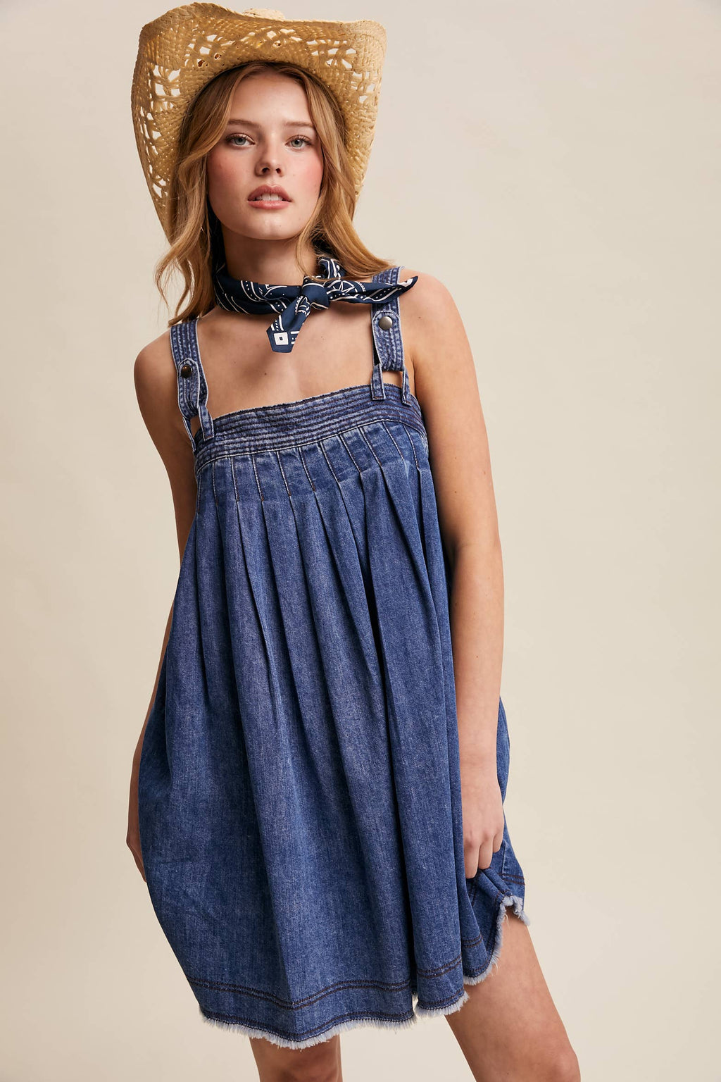 Hazy Denim Dress