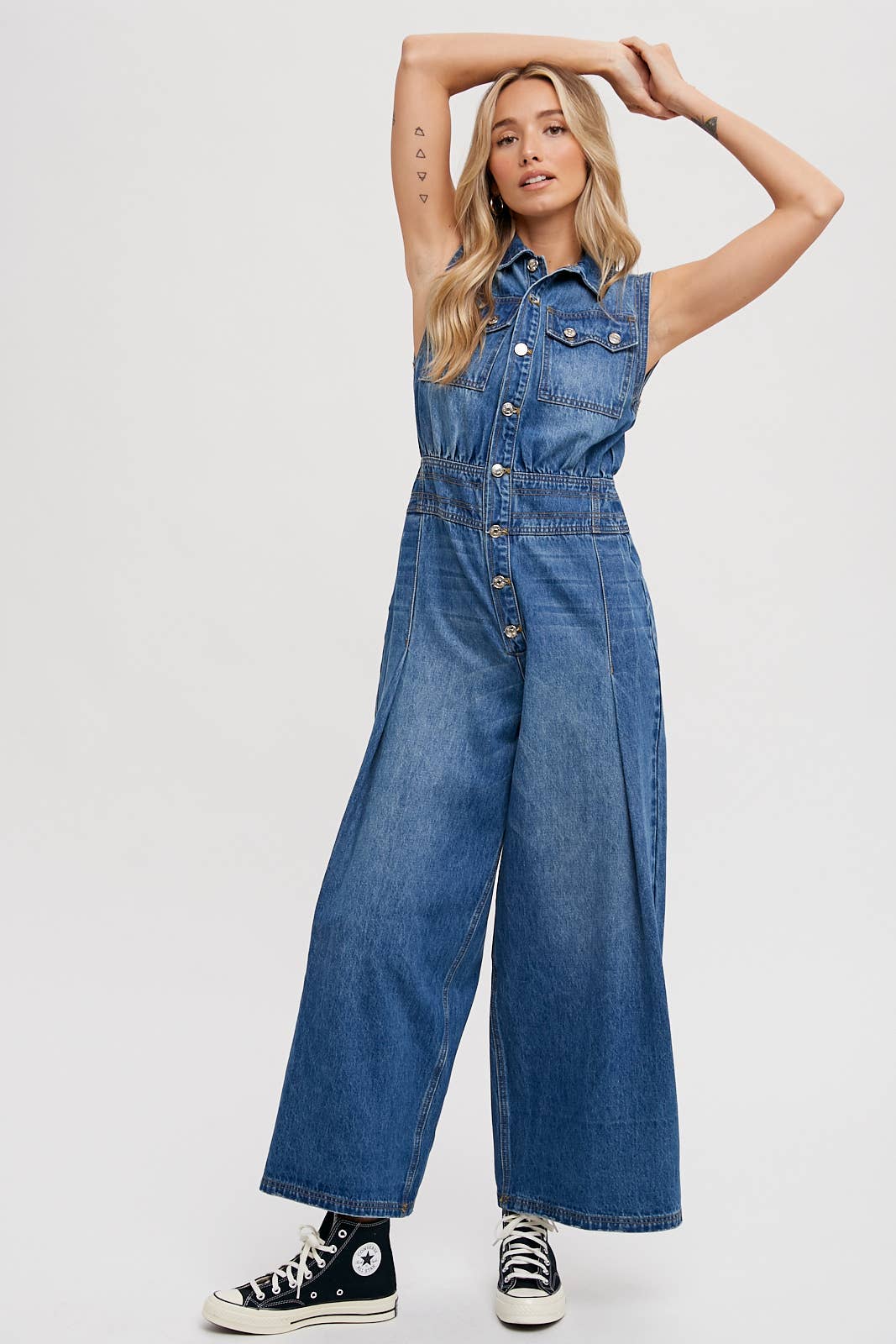Megan Denim Jumpsuit