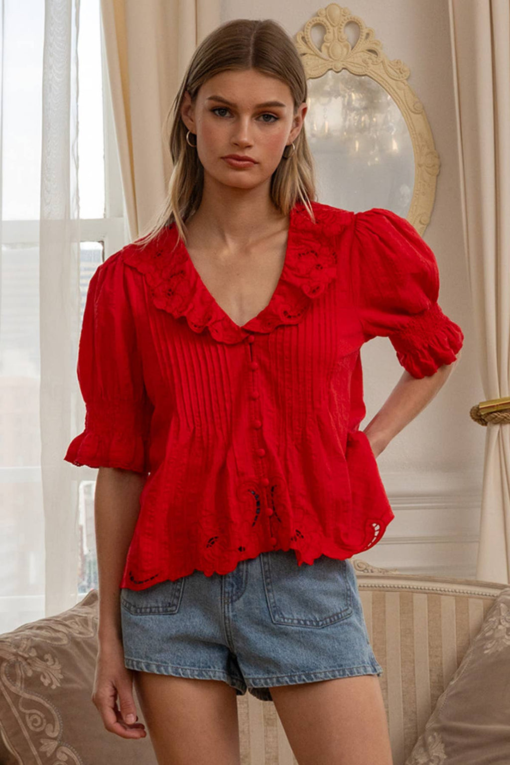 Buttercup Ruffles Top
