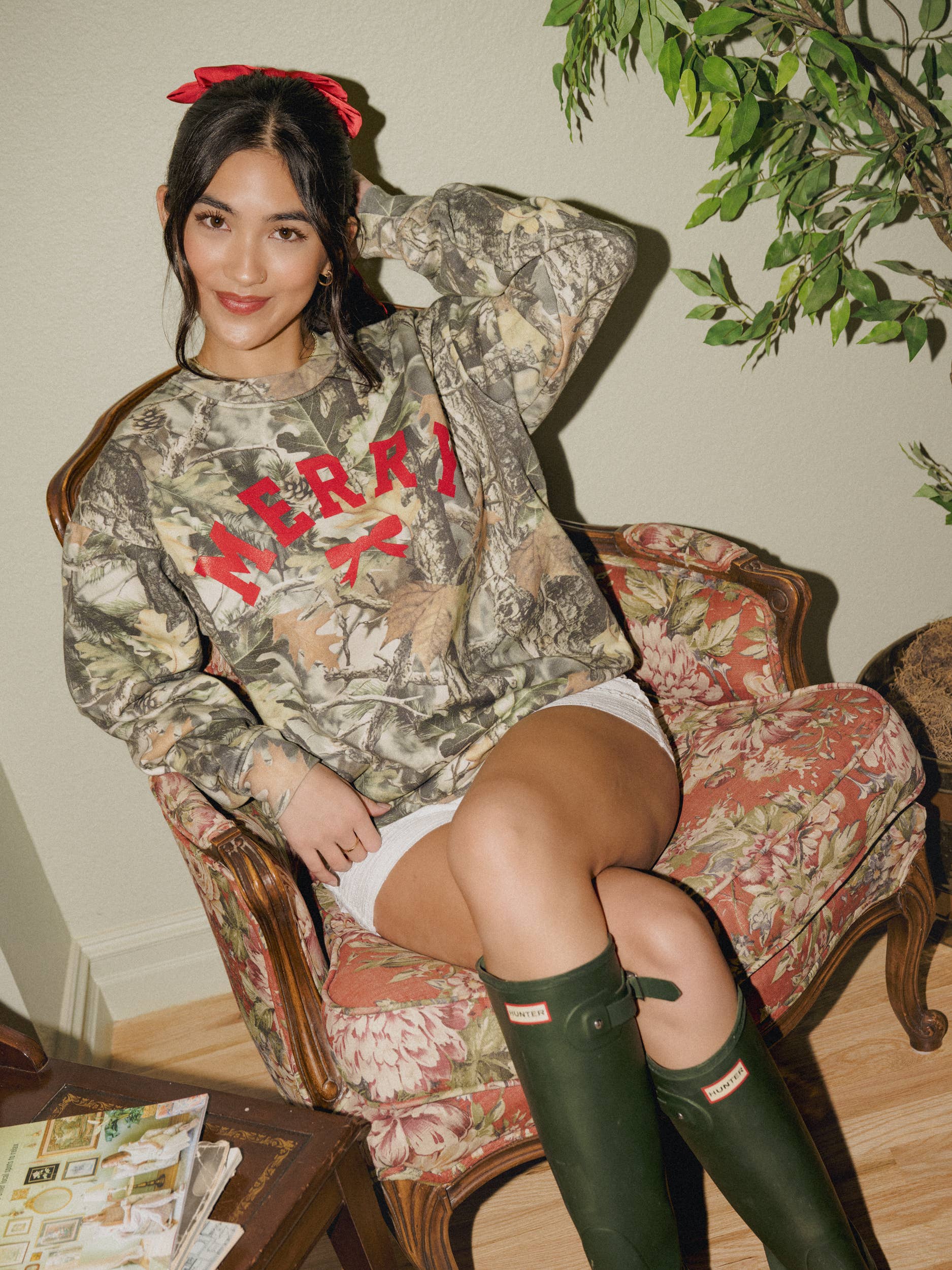 Merry Camo Sweatshirt