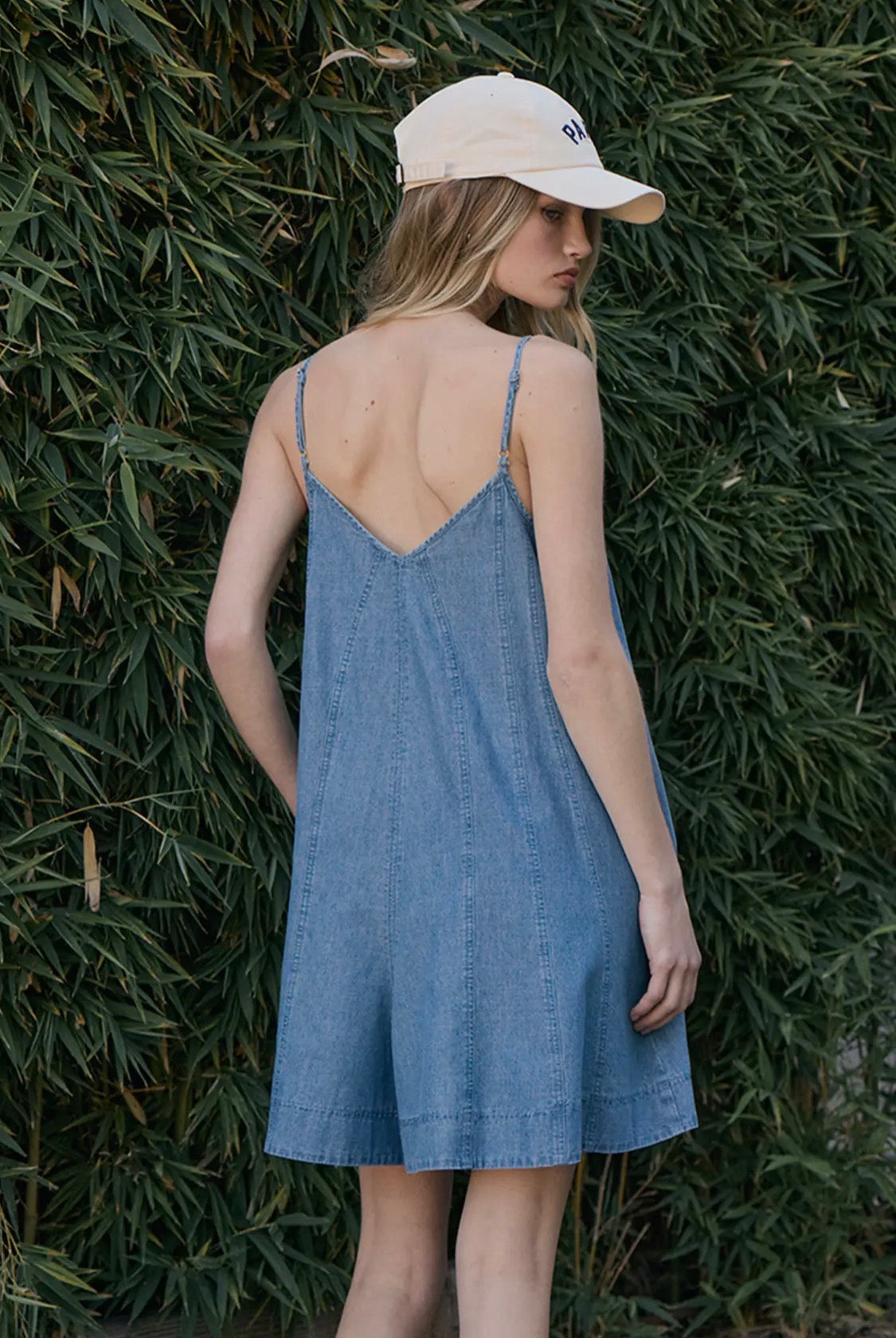 Denim Romper