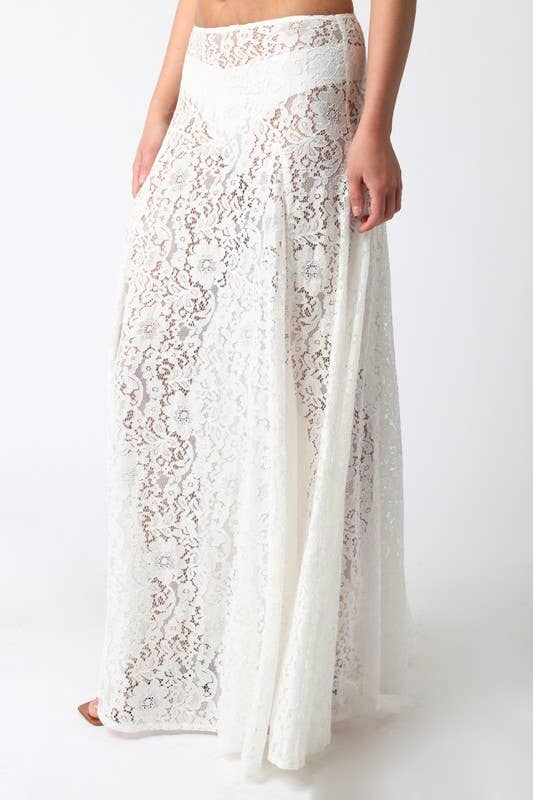 Viola Lace Maxi Skirt