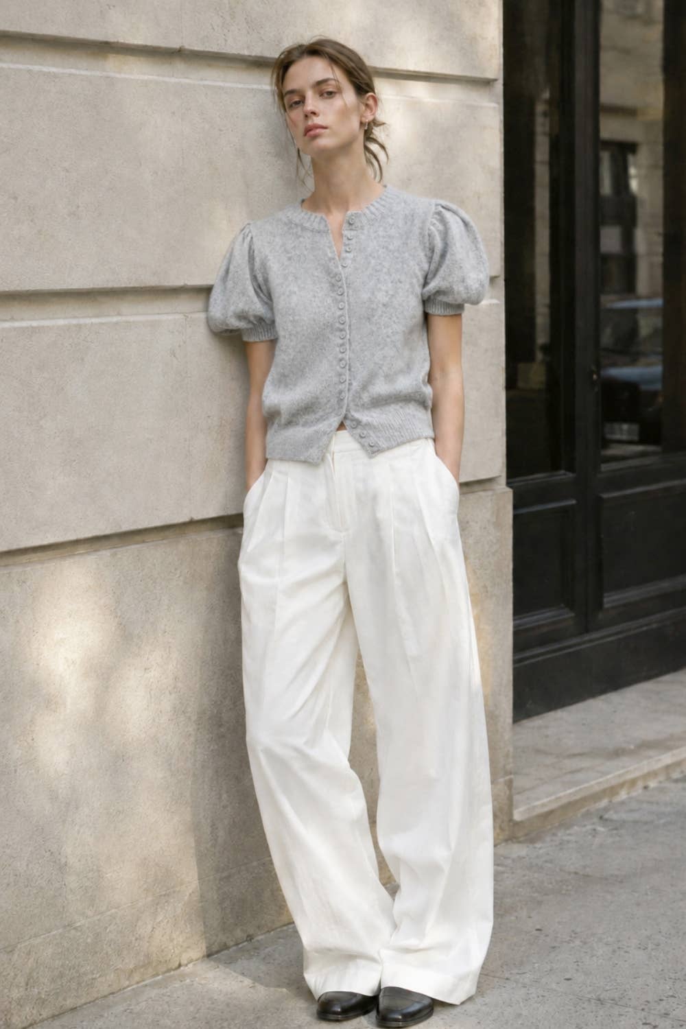 Cotton Ball Cardigan