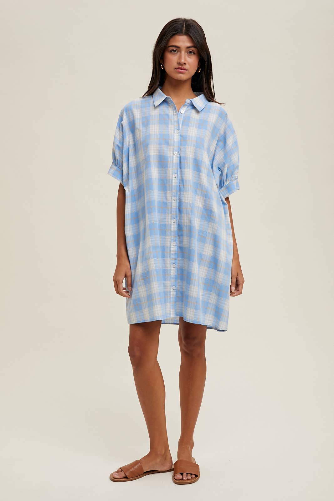 Plaid Shirt Dress