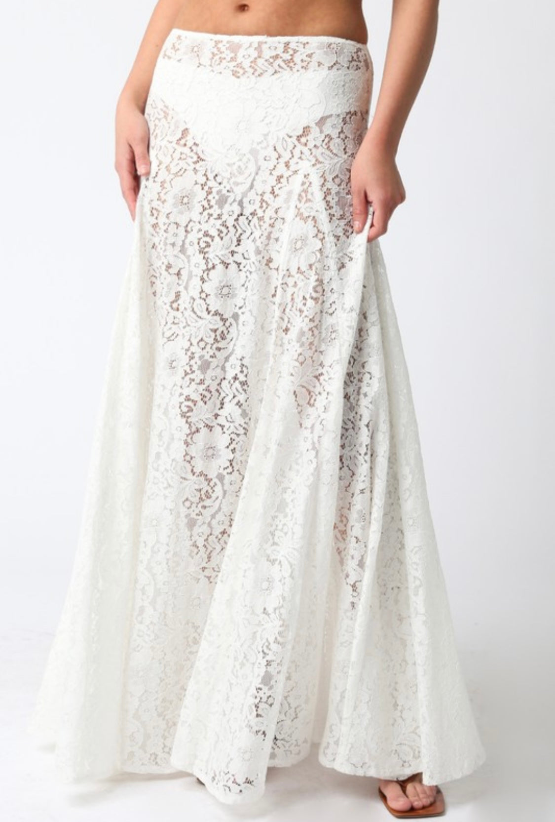 Viola Lace Maxi Skirt