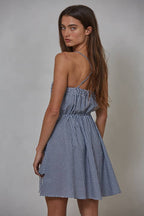 Lauren Gingham Strappy Mini Dress