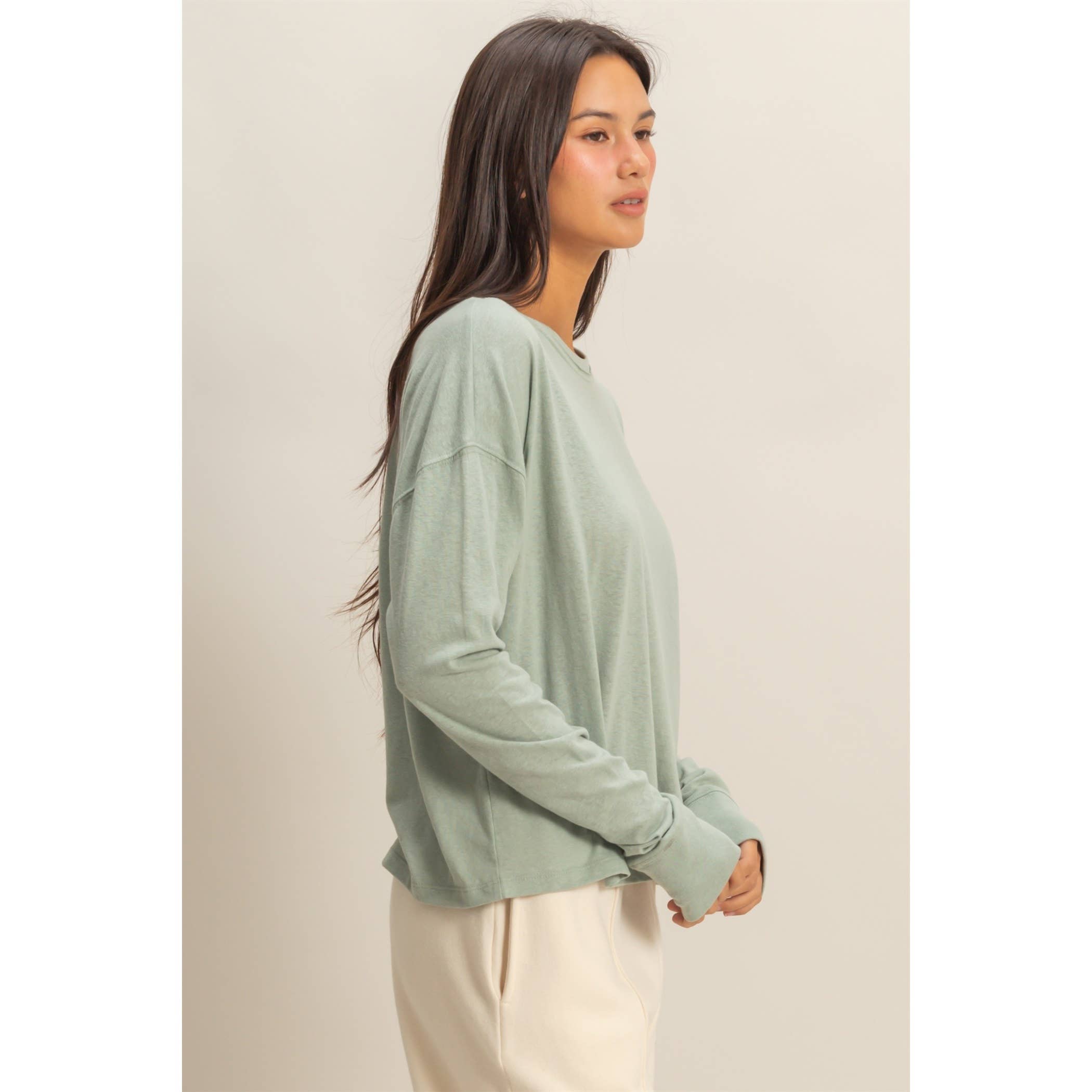 Iceberg Green Crew Tee