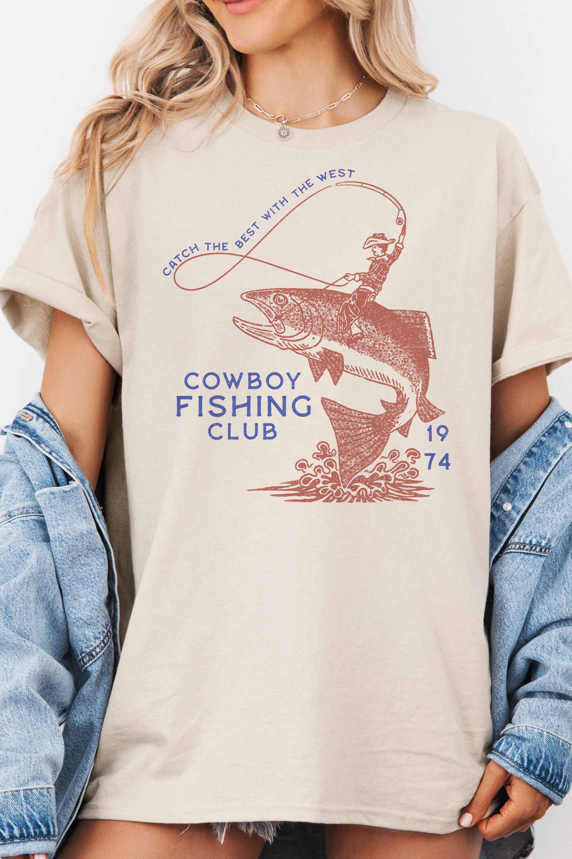 Cowboy Fishing Tee