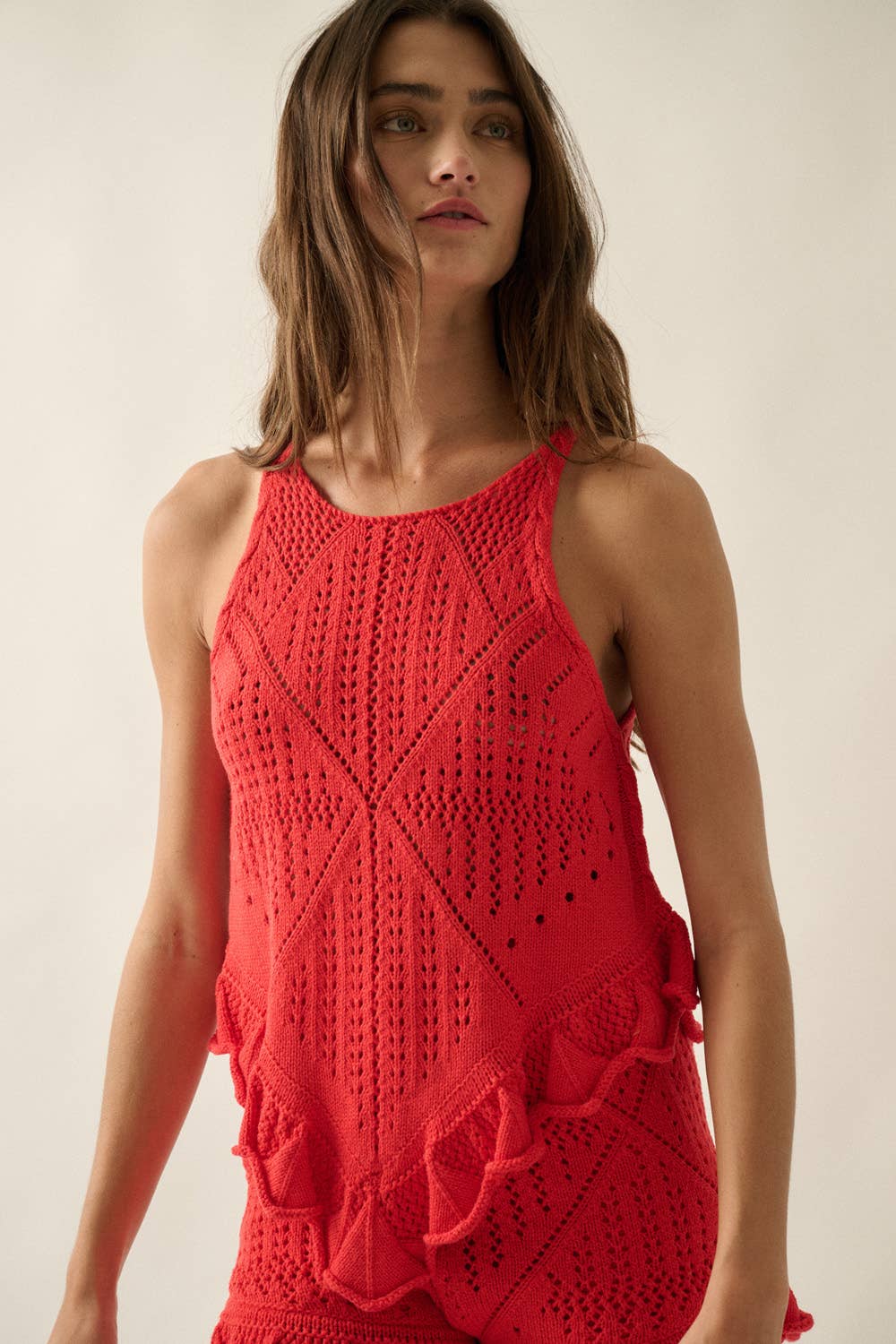 Bonnie Crochet Tank Top
