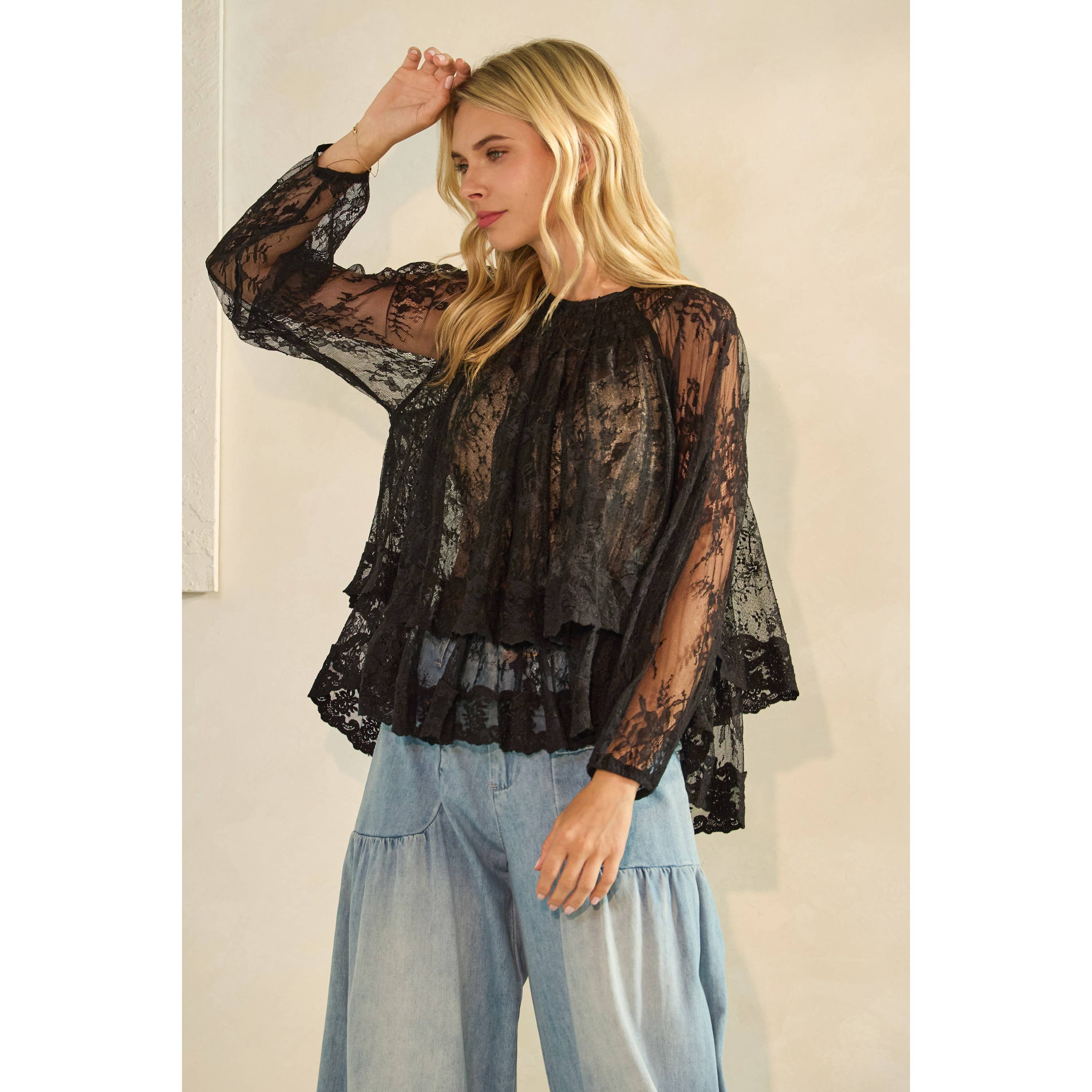 Lace Whisper Top