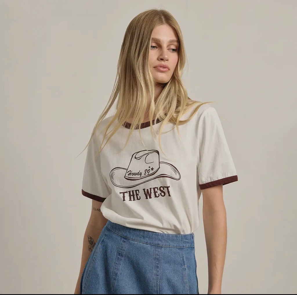 Howdy Ringer Tee