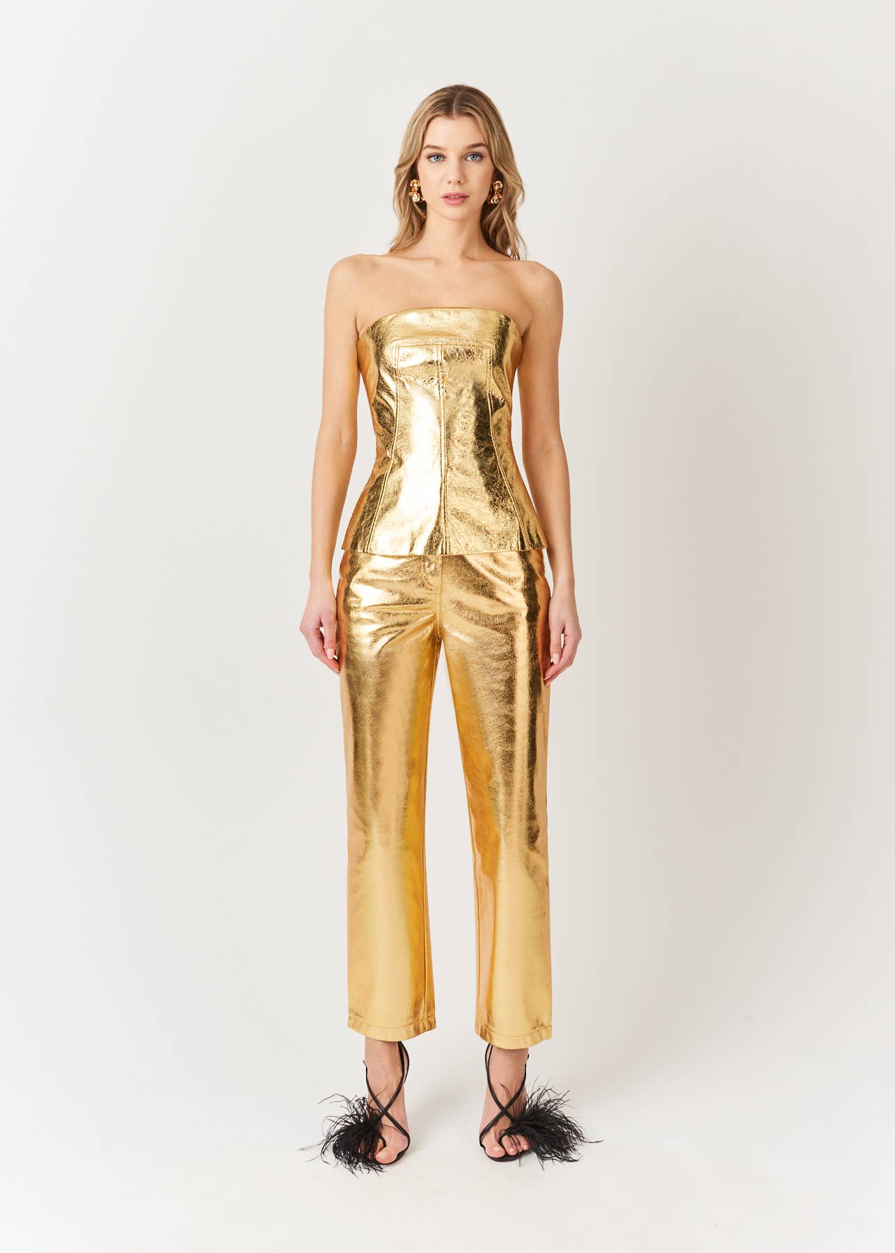 Gold Party Pants