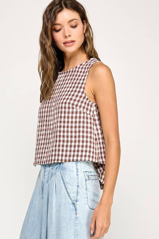 Lori Gingham Tank