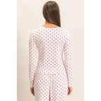 Tickled Pink Dot Top