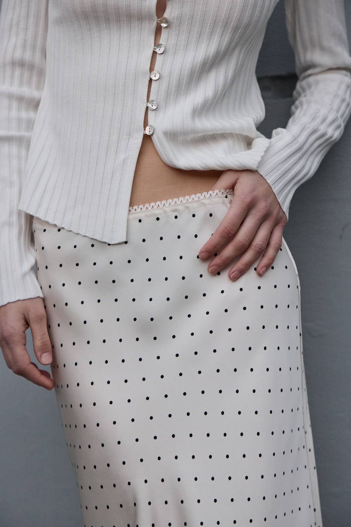 Tippy Polka Dot Skirt