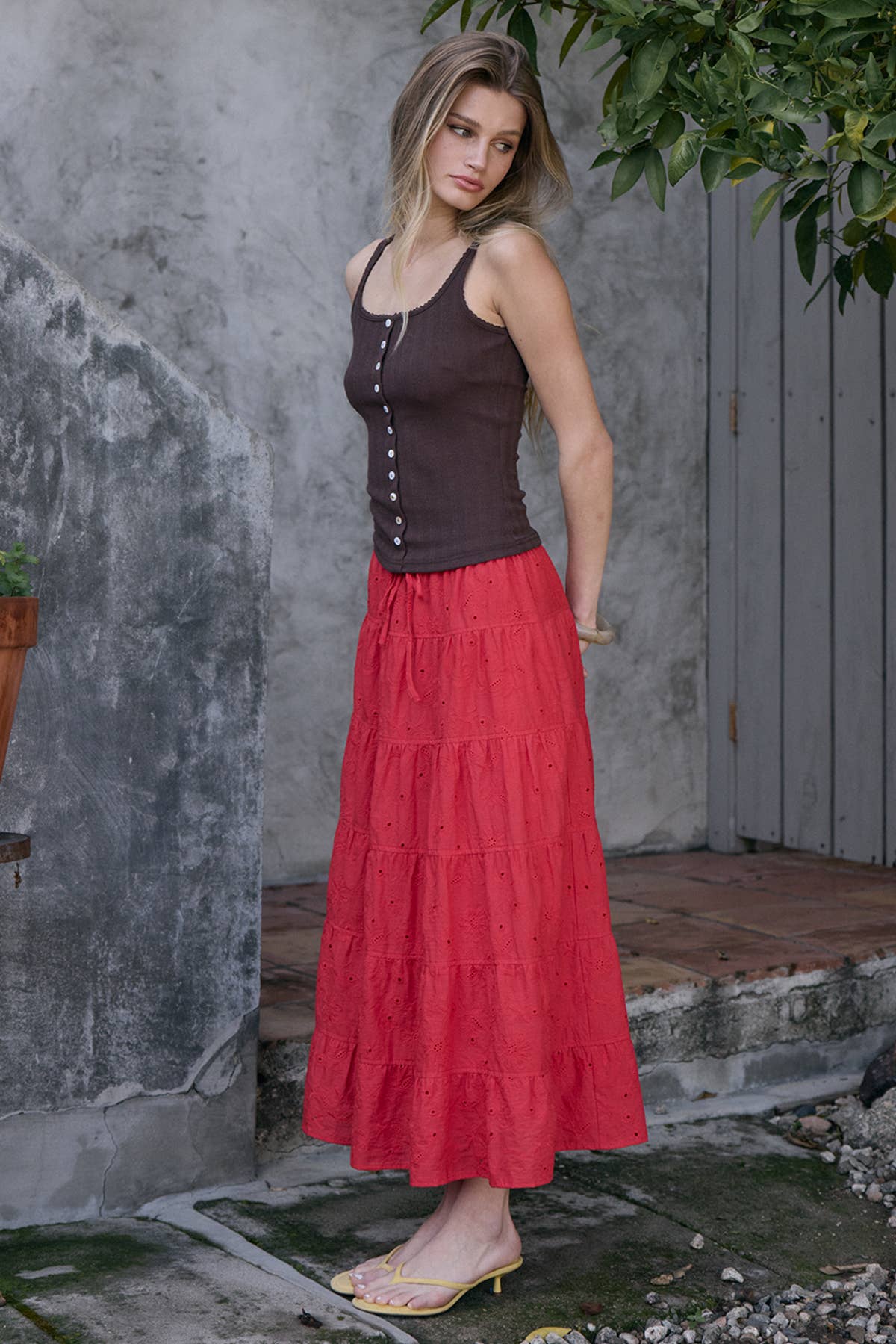 Pointelle Tank Top