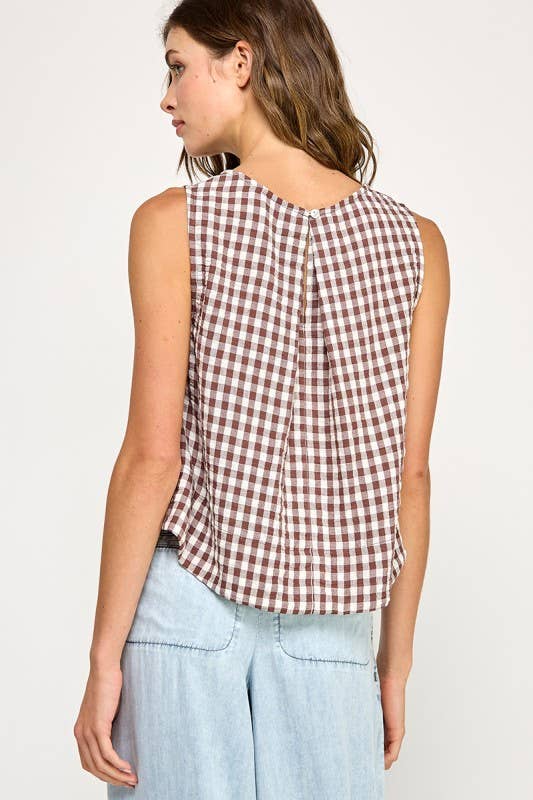 Lori Gingham Tank