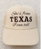 Texas I can Tell Hat