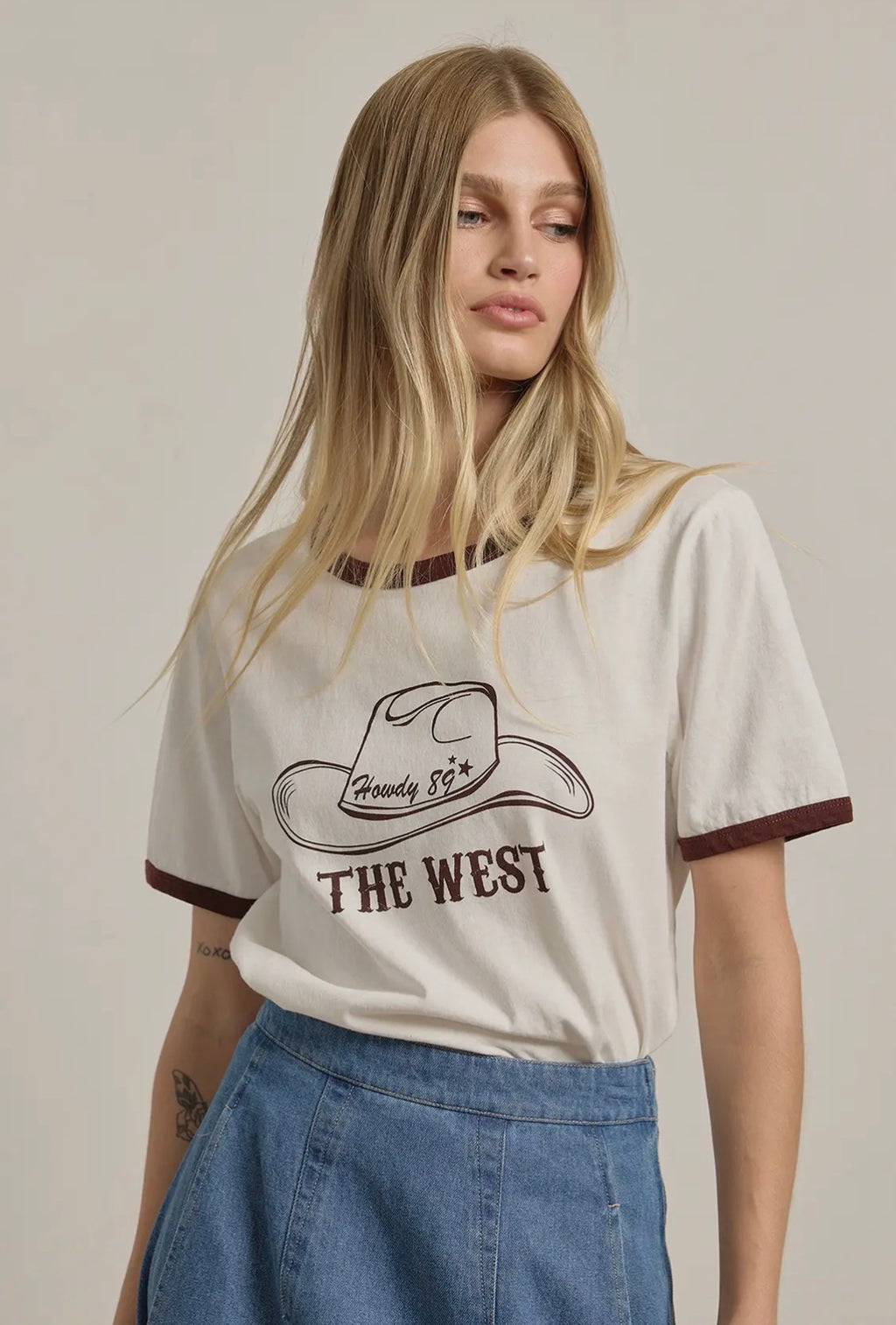 Howdy Ringer Tee